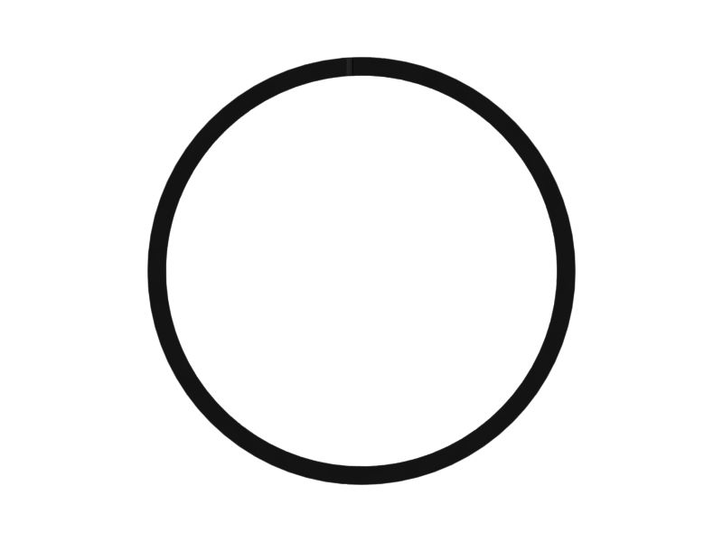 Опорное кольцо, осевая толщина 1,5 мм