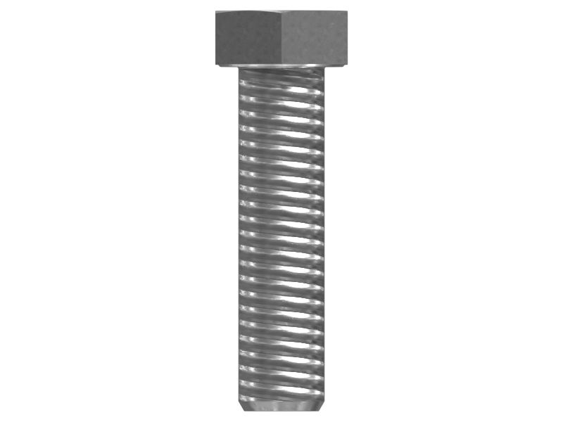Болт с шестигранной головкой размером M30-3,5 x 120 мм