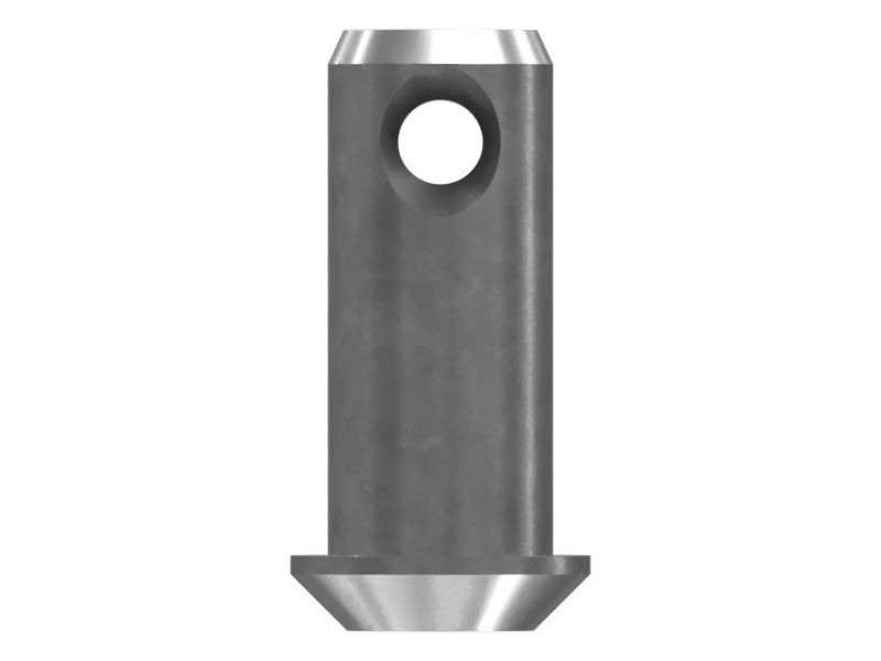 Стальной шплинтуемый штифт длиной 25,48 мм