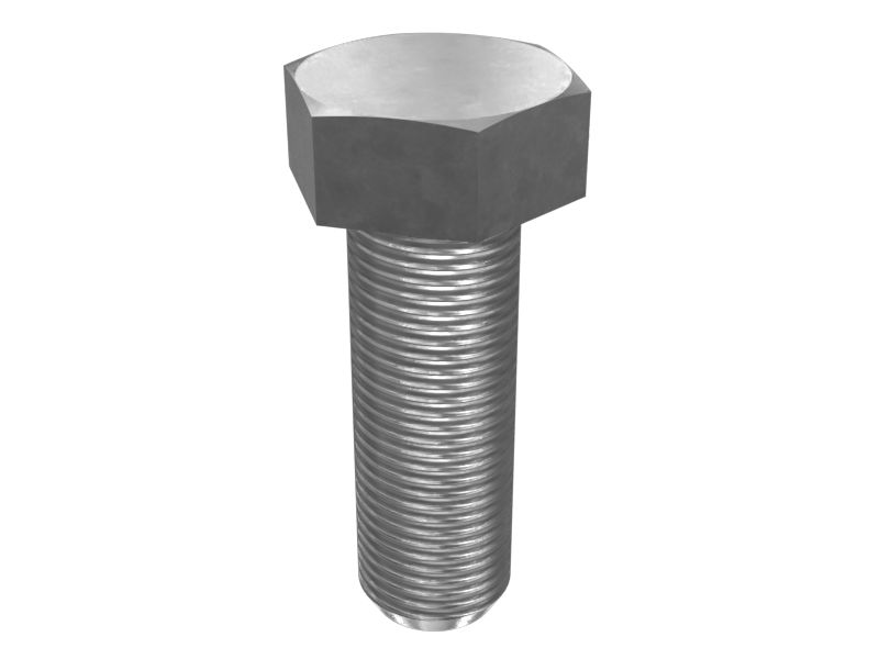 Болт с шестигранной головкой с резьбой M12X1,75