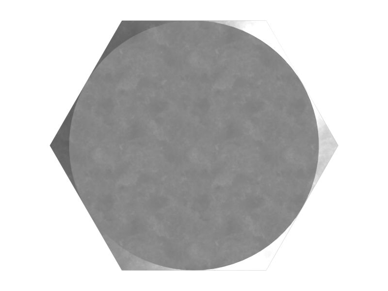 Болт с шестигранной головкой с резьбой M16X2