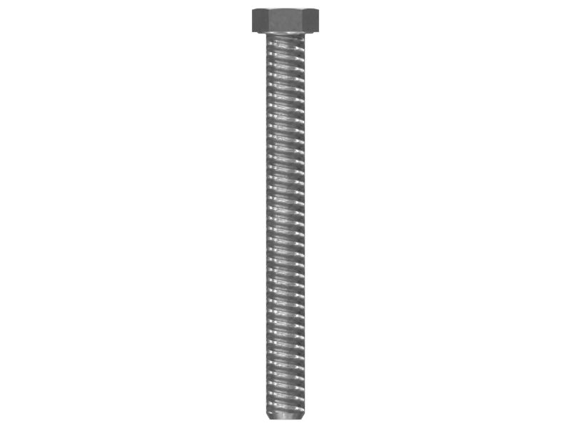 Болт с шестигранной головкой с резьбой M16X2