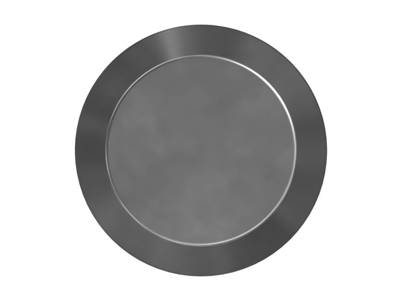 Цельный установочный штифт с поперечным отверстием с наружным диаметром 8 мм