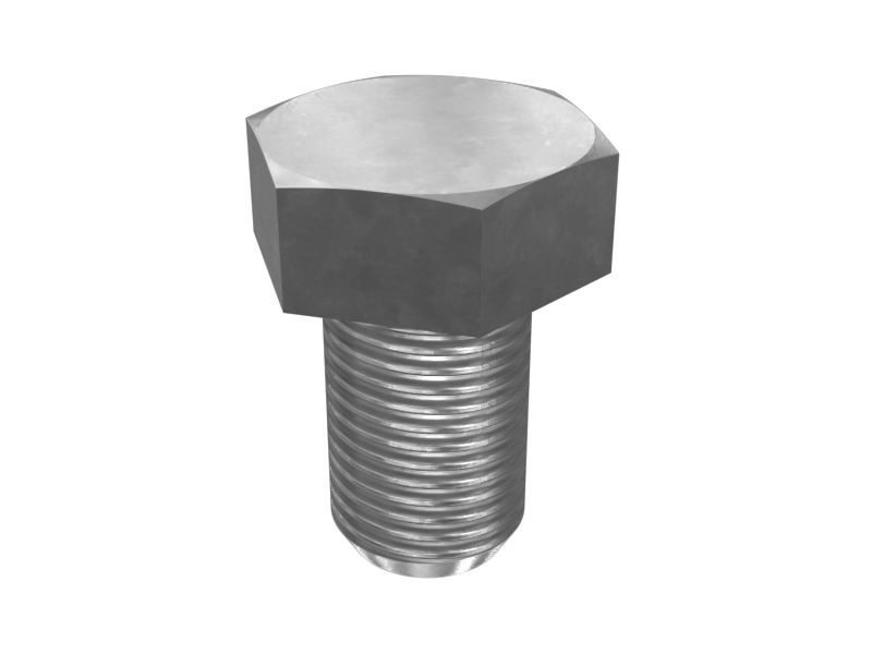 447-1730: M16 bolt med sekskantet hoved