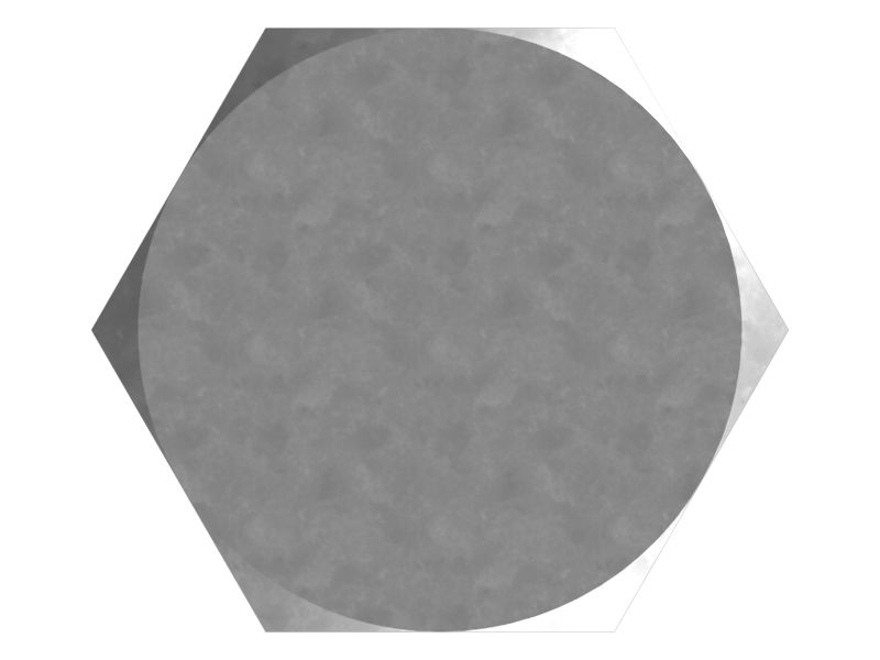 Болт с шестигранной головкой с резьбой M16X2