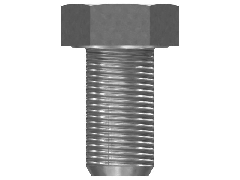 Болт с шестигранной головкой с резьбой M24X3