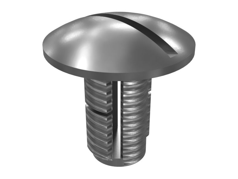 332-1809: M10 Slotted Plug