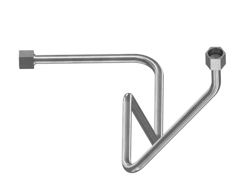 Трубка с несколькими изгибами и двойной развальцовкой 12,70 мм