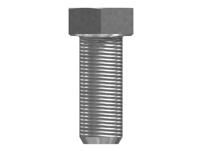 Болт с шестигранной головкой с резьбой M16X2