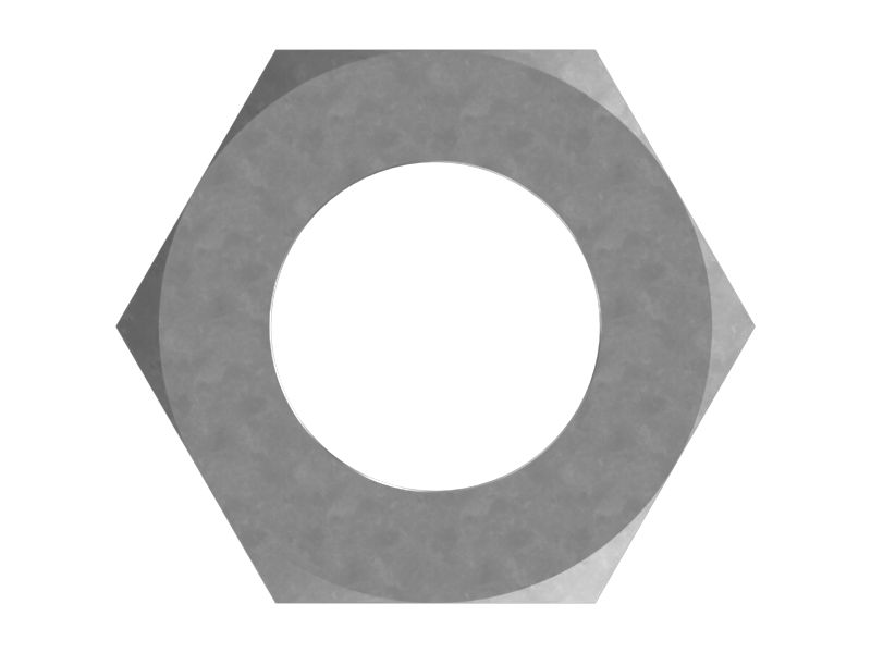 Шестигранная гайка с резьбой M20X2,5