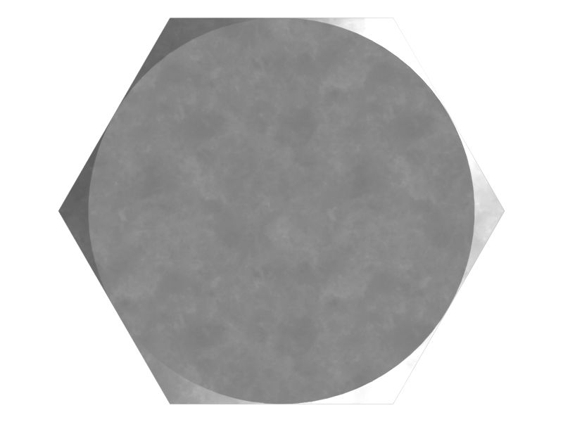 Болт с шестигранной головкой с резьбой M12X1,75