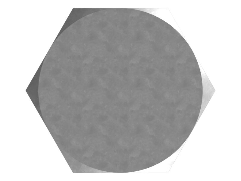 Болт с шестигранной головкой с резьбой M16X2