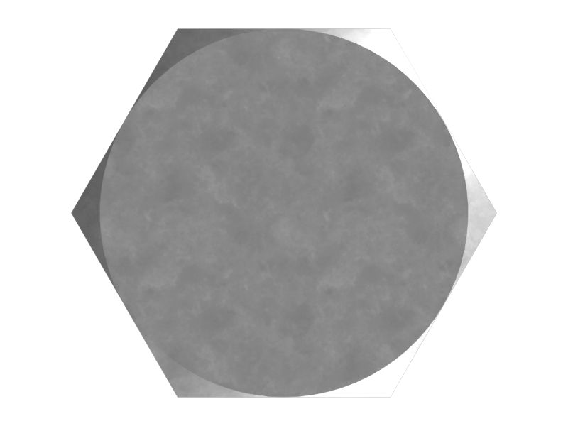 Болт с шестигранной головкой и резьбой M10X1,5