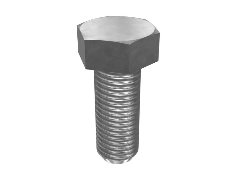 Болт с шестигранной головкой с резьбой M12X1,75