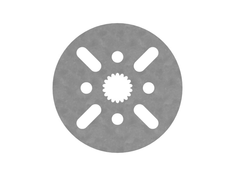 Тормозной фрикционный диск с наружным диаметром 334 мм