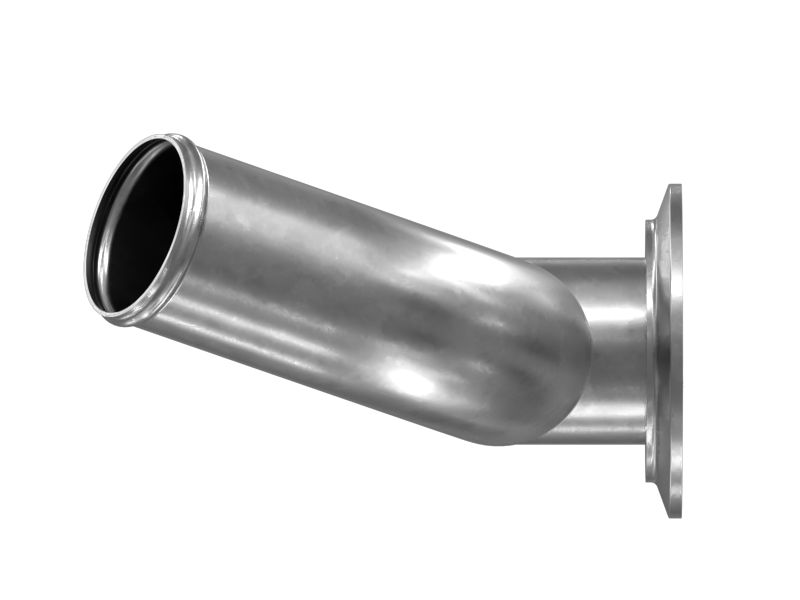 ТРУБА ОХЛАДИТЕЛЯ НАДДУВОЧНОГО ВОЗДУХА В СБОРЕ