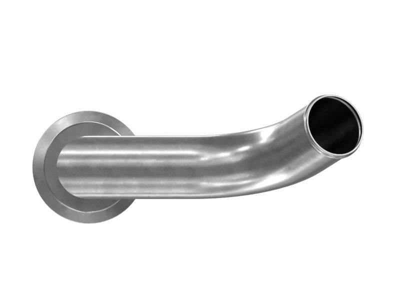 ТРУБА ОХЛАДИТЕЛЯ НАДДУВОЧНОГО ВОЗДУХА В СБОРЕ