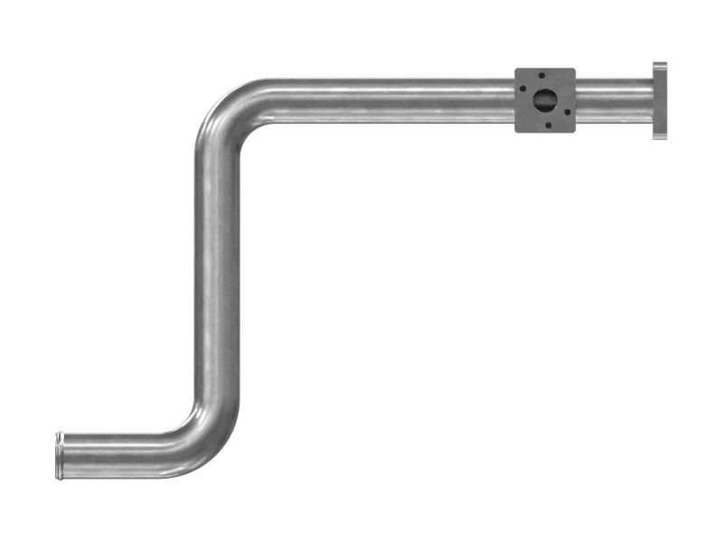 Стальной патрубок в сборе