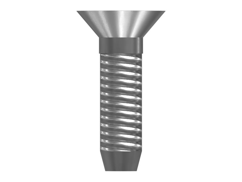 Дюймовый самонарезающий винт с овальной головкой