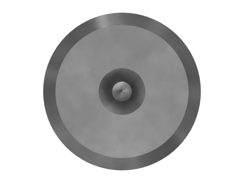 Стопорный палец с торцевой канавкой длиной 220,00 мм