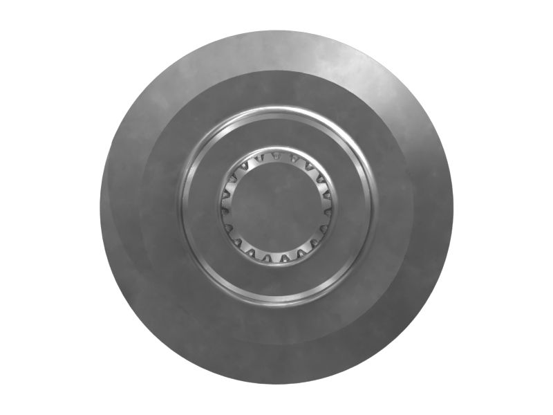 Червячная шестерня с внешним шлицем с 19 зубьями