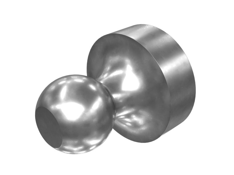 Шаровой палец диаметром 148,4 мм и высотой 168,1 мм