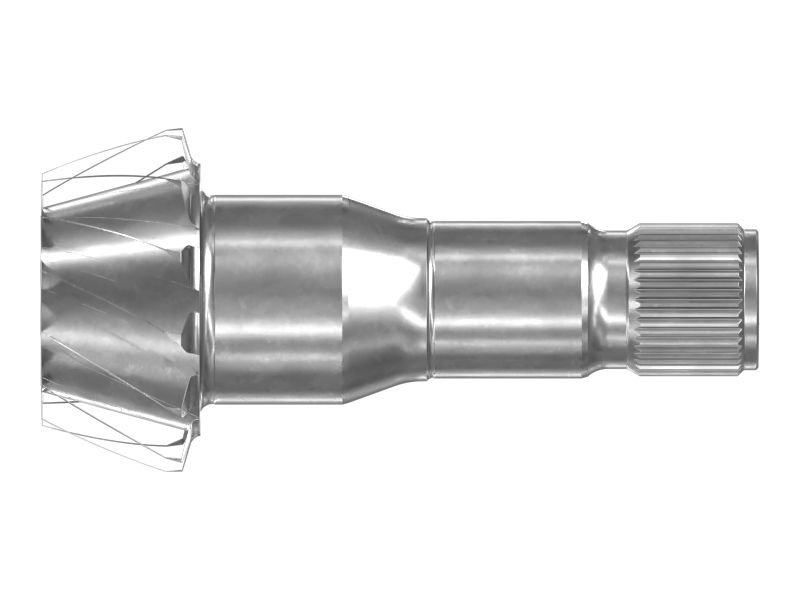 Вал с конической шестерней с 13 и 46 зубьями