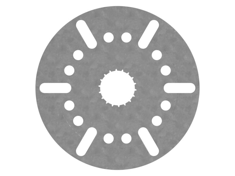 Фрикционный диск с полной вафельной канавкой