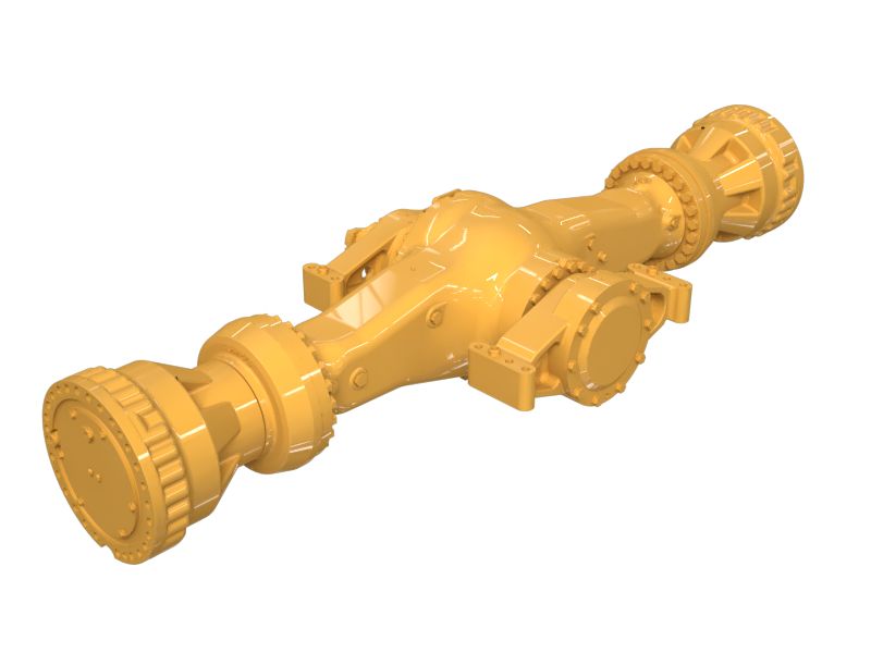 Axle Arrangement-Oscillating