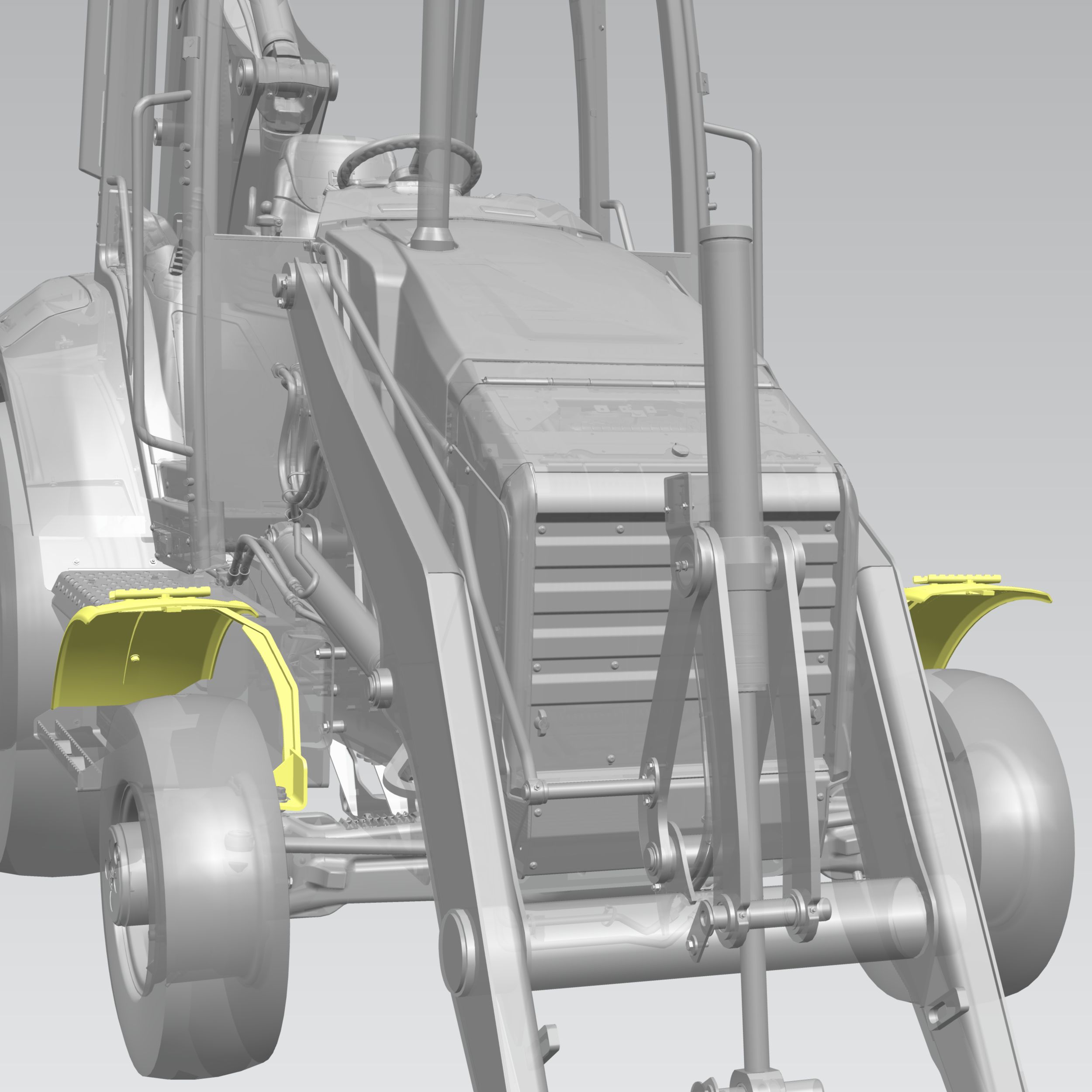 Комплект передних крыльев