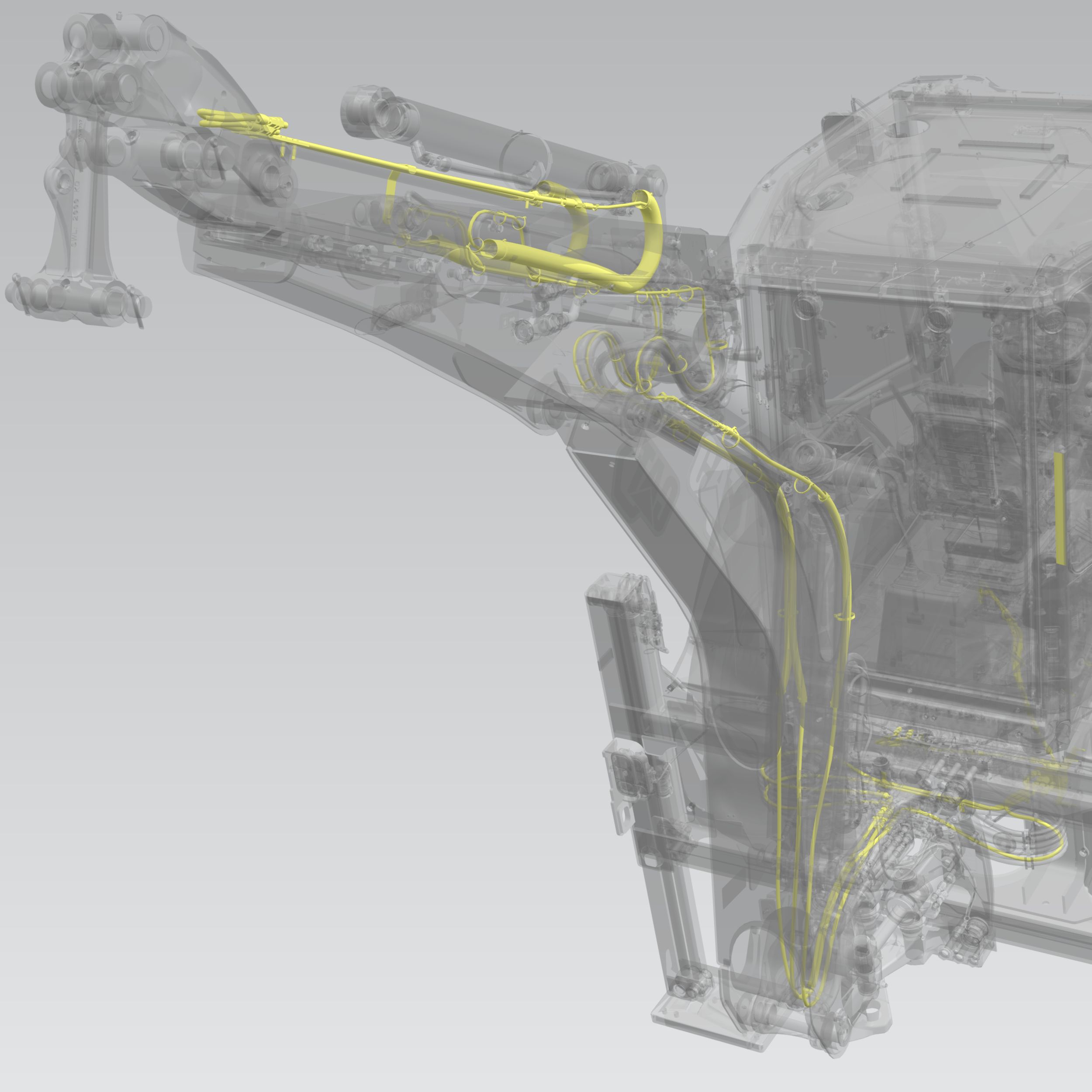 581-4552: Hydraulic Hoe Coupler Lines kit
