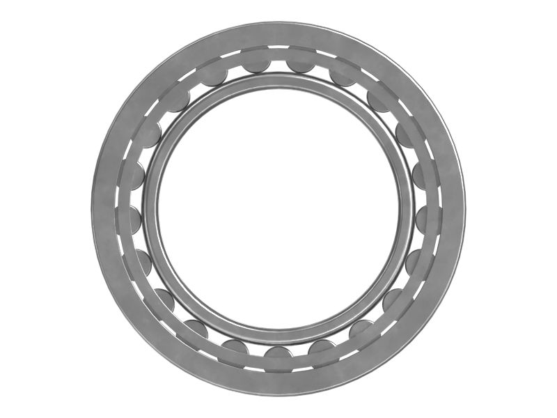 Специальное кольцо диаметром 80,00 мм и роликоподшипник