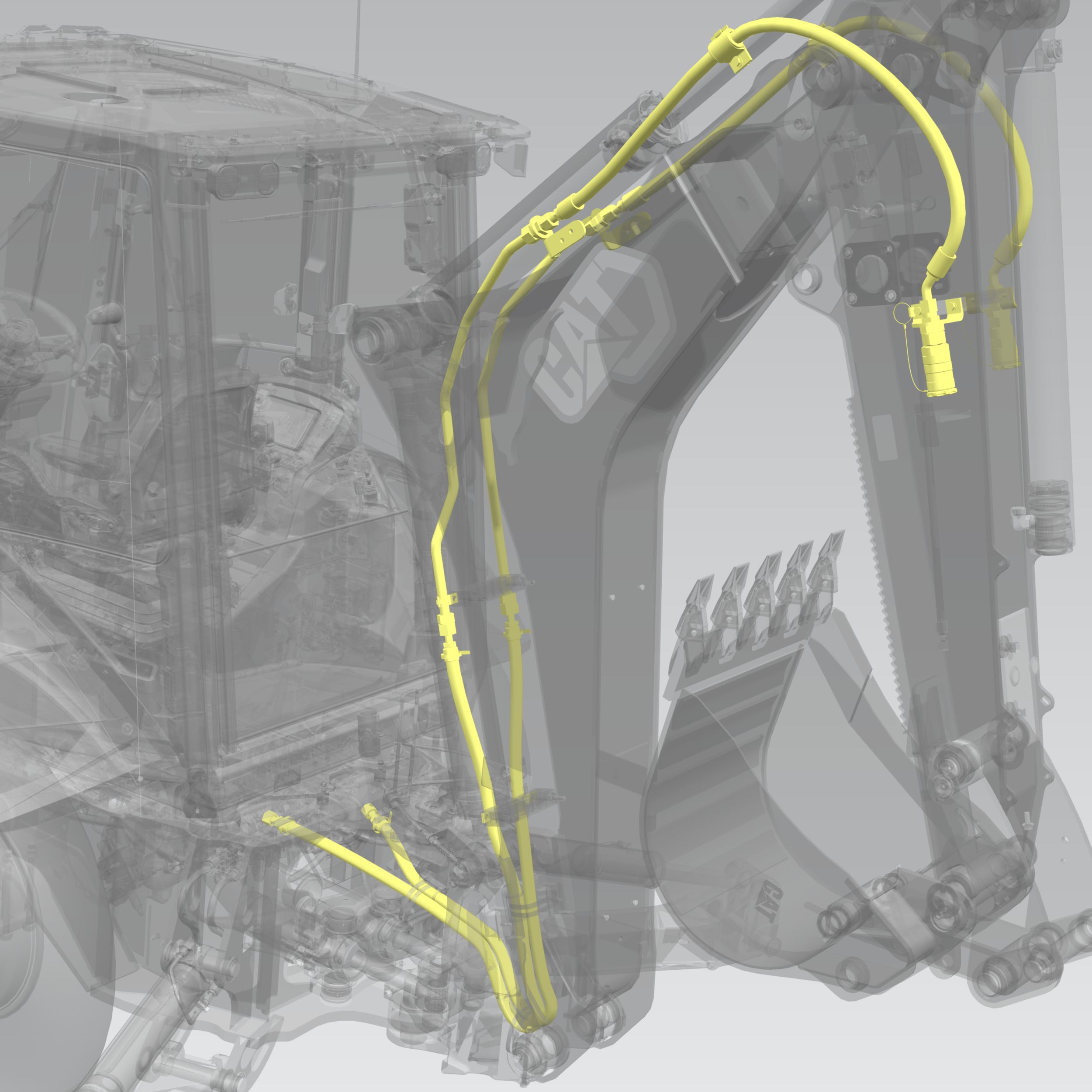 Standard Stick External Auxiliary Lines kit
