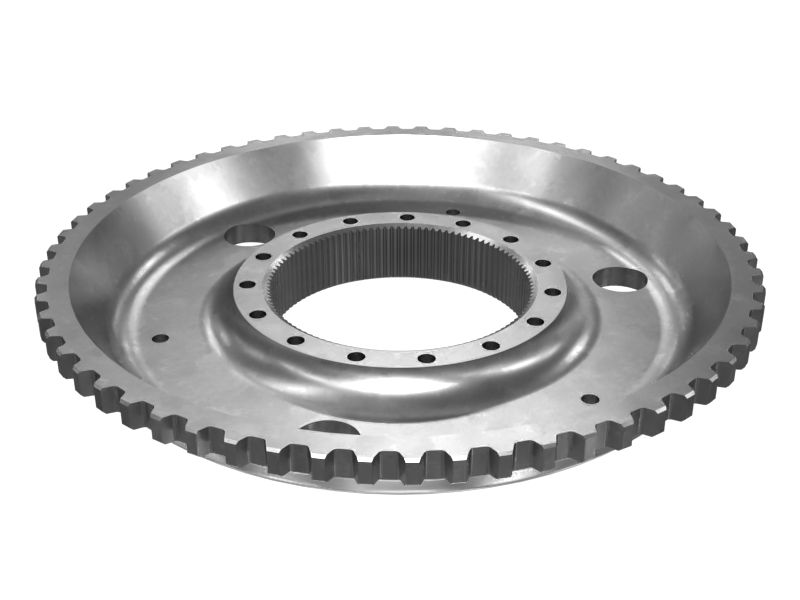 Реакция ступицы бортового редуктора