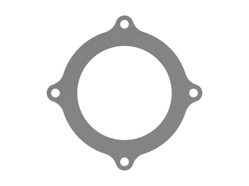 Монтажная пластина с четырьмя болтами толщиной 4 мм