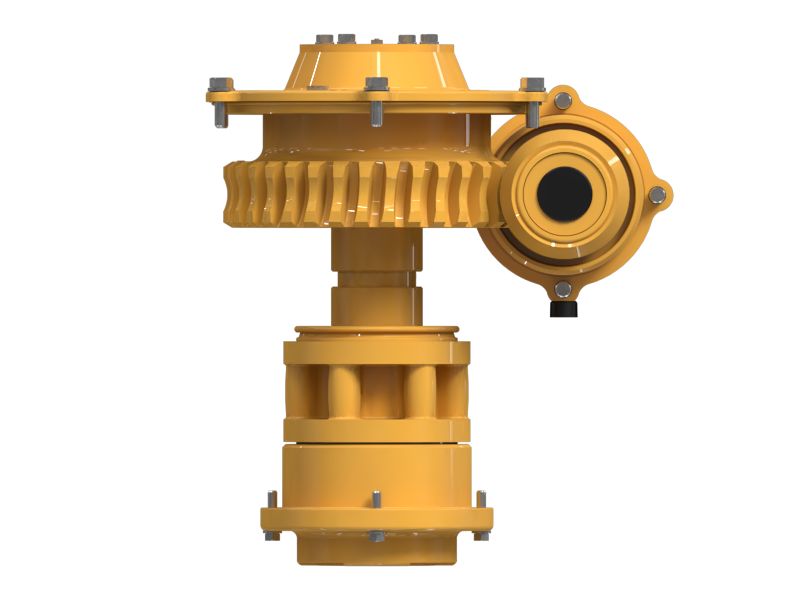 Привод поворотного круга