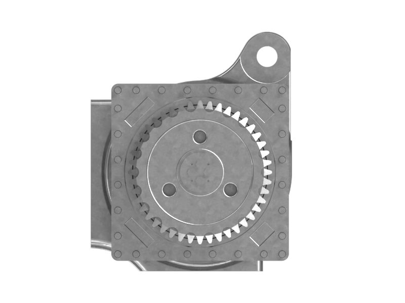 Узел привода, бортовой редуктор