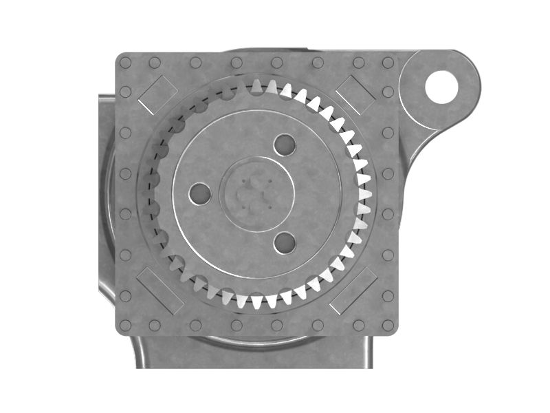 Узел привода, бортовой редуктор