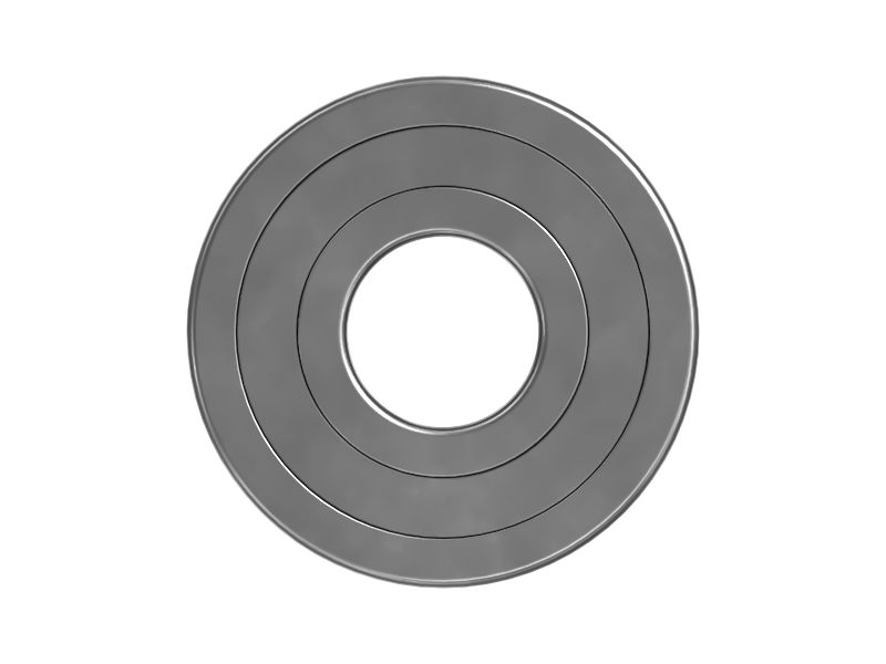 Шариковый подшипник с двойным уплотнением, внутренний диаметр 12 мм