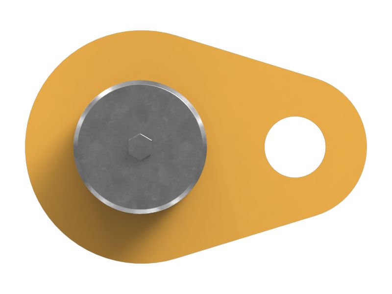 Палец рычажного механизма с наружным диаметром 63,5 мм