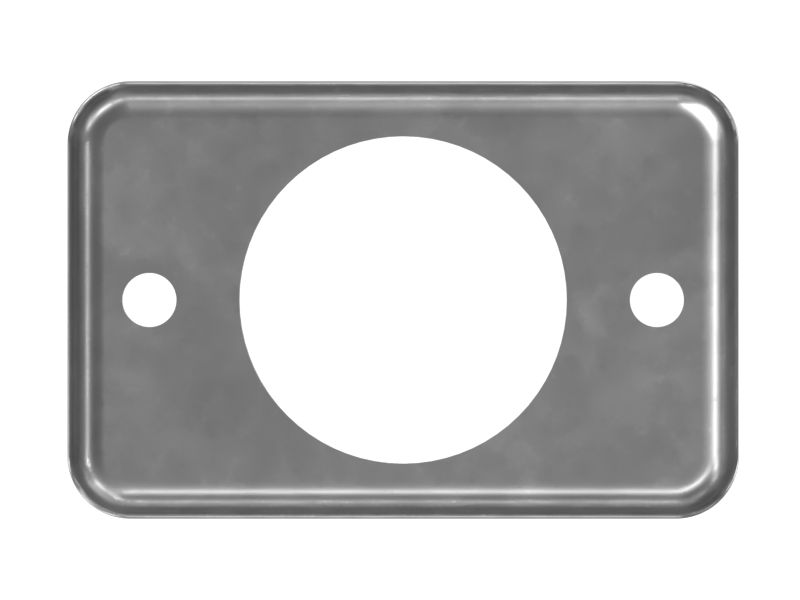 Крепежная пластина с двумя болтами, толщина 1,6 мм