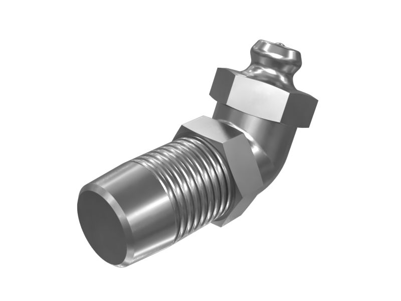 Пресс-масленка угловая на 1/8 дюйма