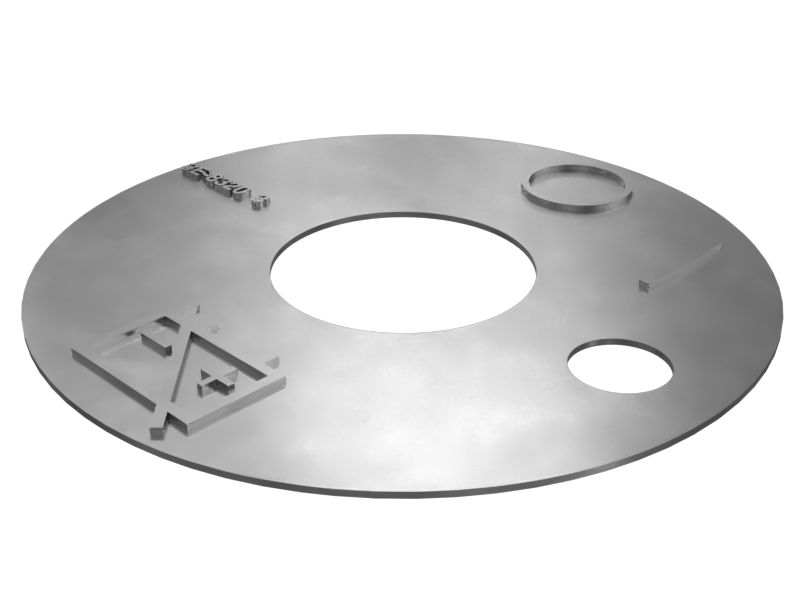 Пластина с инструкцией для аккумуляторной батареи с внутренним диаметром 20,6 мм