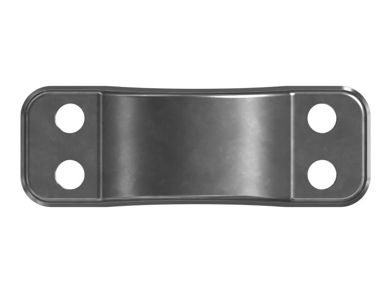 Стальная крышка подшипника с четырьмя монтажными отверстиями 28,50 мм