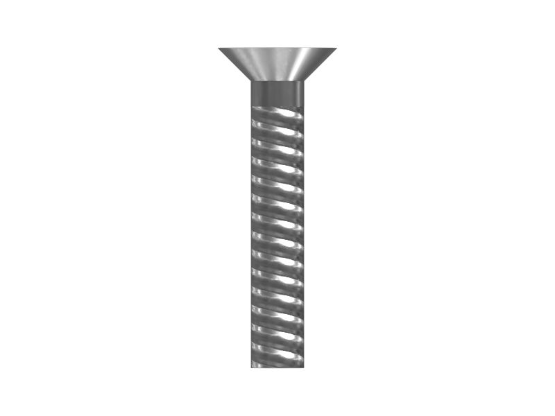 Винт с плоской головкой с резьбой M5x0,8