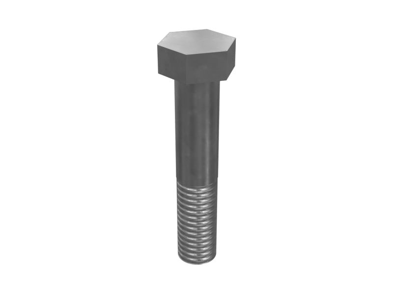 7X-2565: M20-2,5 x 100 mm bolt med sekskantet hoved