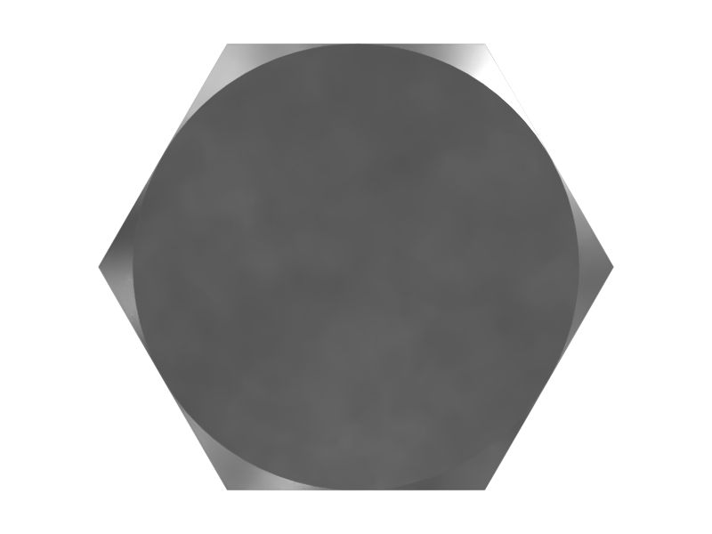 Болт с шестигранной головкой с резьбой M16X2