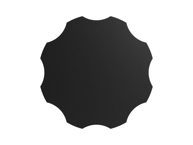 Ручка регулировки козырька кабины 3/8