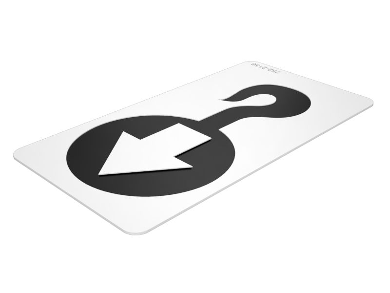 Наклейка с инструкциями