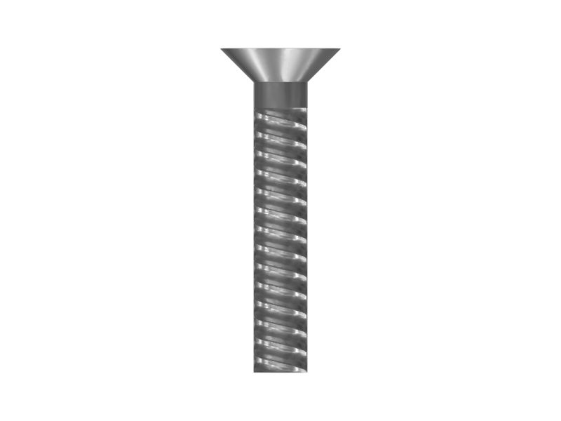 Винт с плоской головкой с резьбой M5x0,8